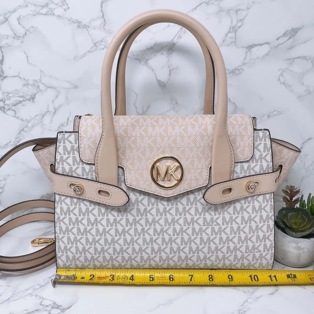 Michael Kors Carmen Medium Flap Satchel - Picture 2 of 10